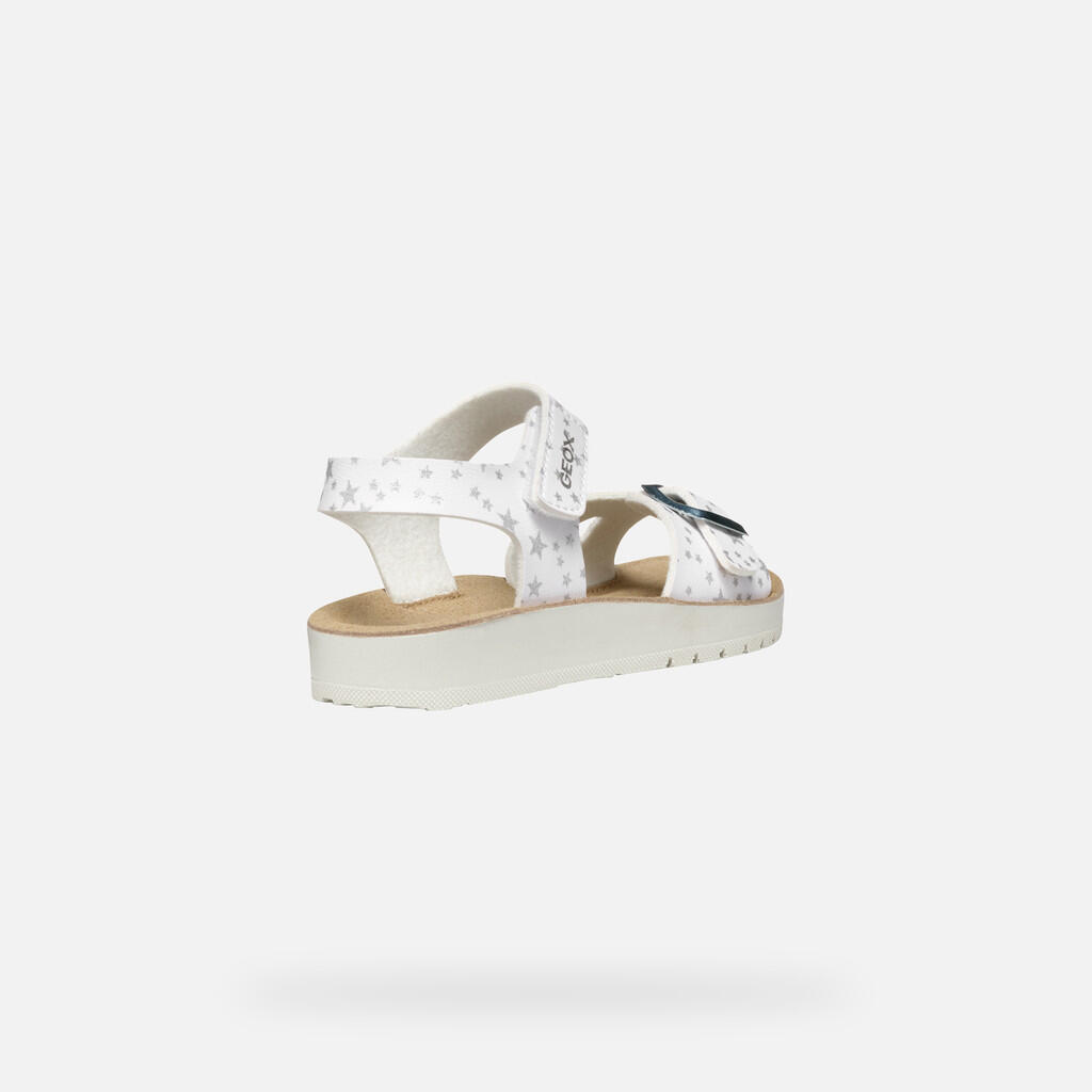 Sandali Geox Modello J Sandal Costarei Gi Colore Bianco 6/7