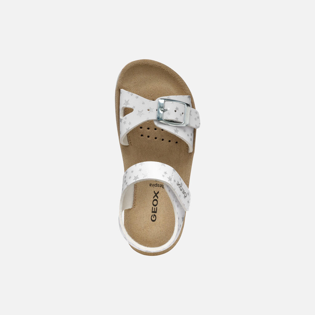 Sandali Geox Modello J Sandal Costarei Gi Colore Bianco 7/7
