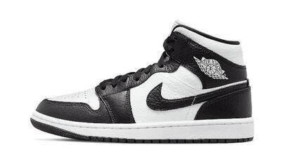 Jordan Air Jordan 1 Mid Split Black White Donna