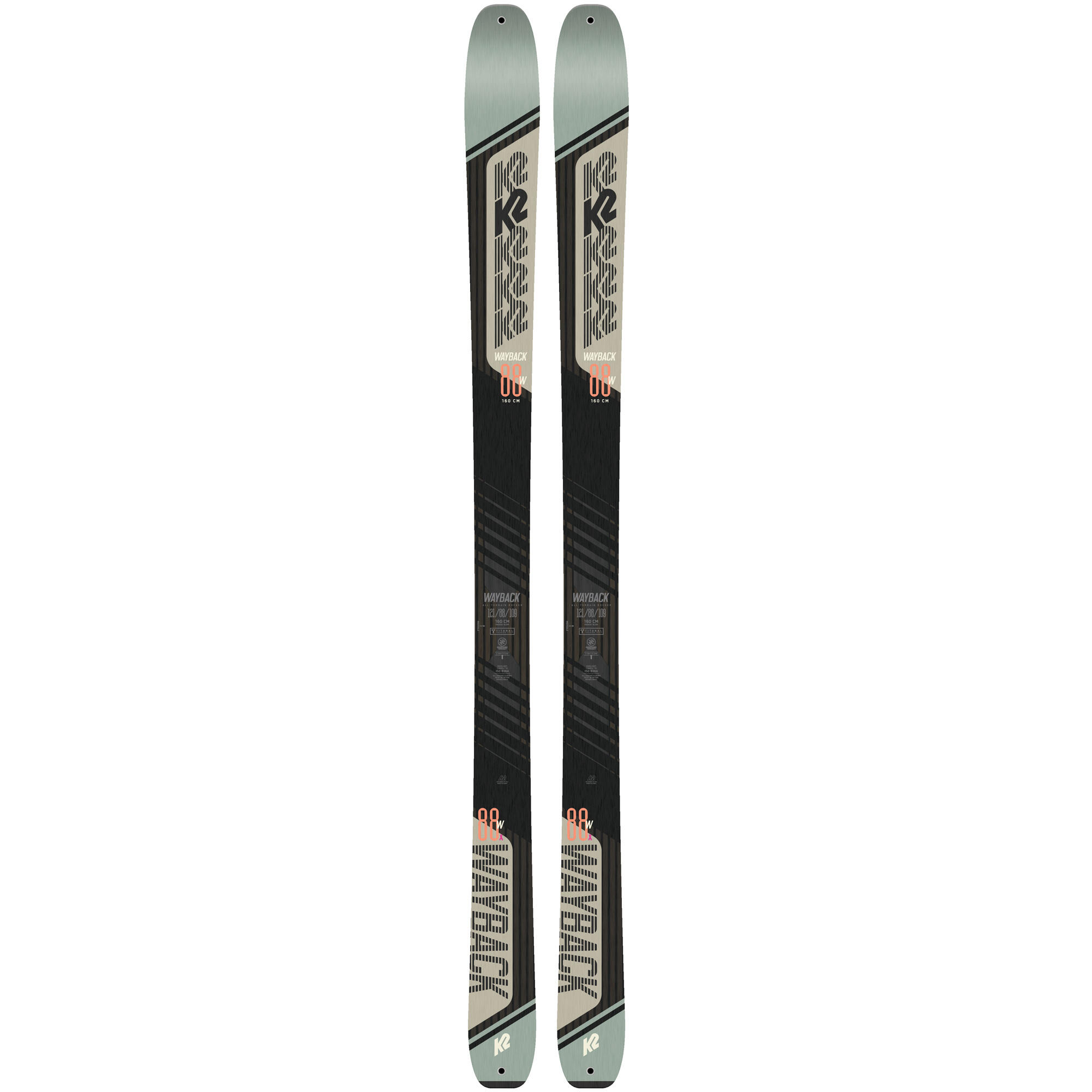 Ski de patinage féminin K2 Wayback 88 W 1/5