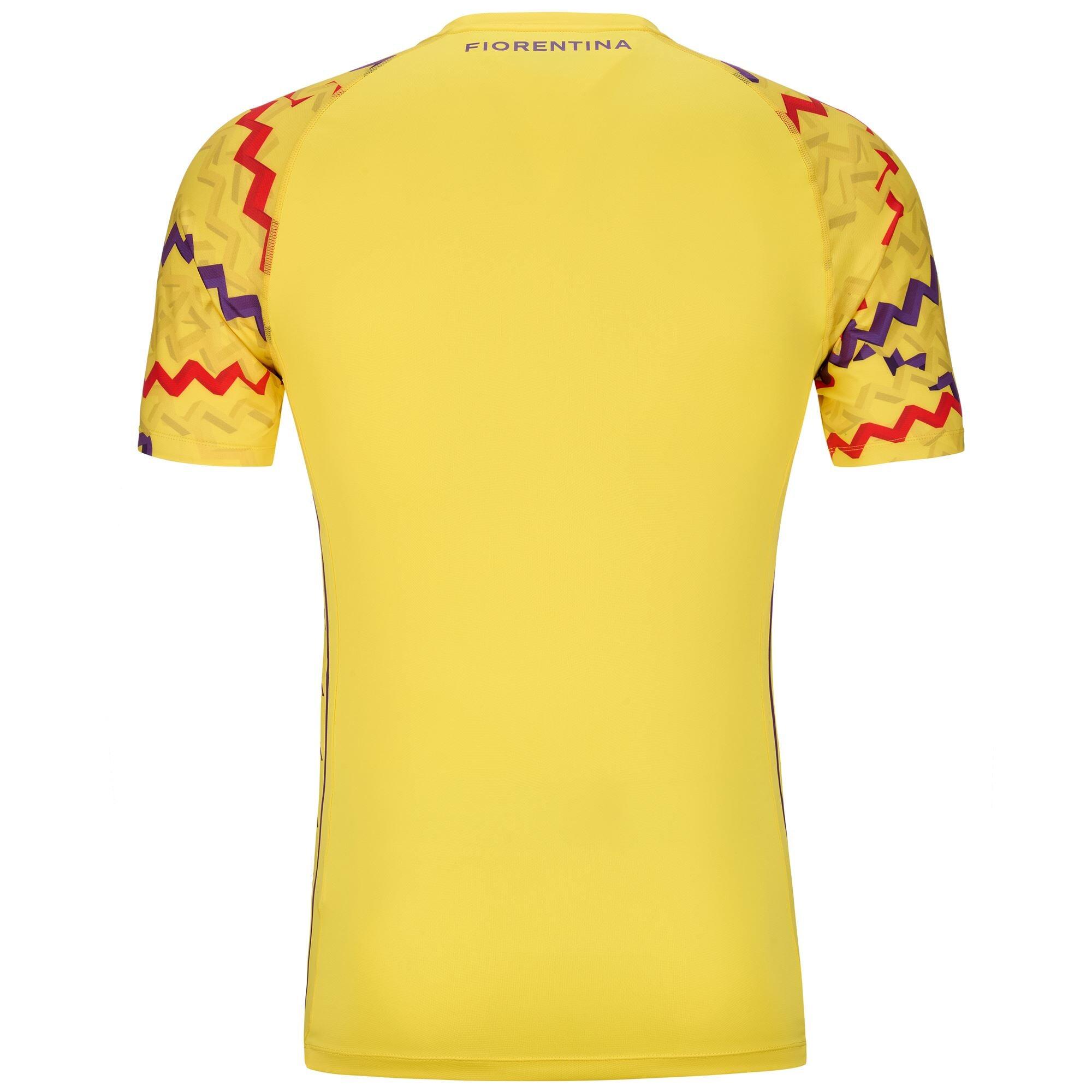 T-Shirt ACF Fiorentina da Uomo in Poliestere riciclato Giallo 3/7