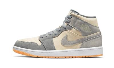 Scarpe Air Jordan 1 Mid Coconut Milk Particle Grey