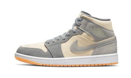 Zapatillas Air Jordan 1 Mid Coconut Milk Particle Grey