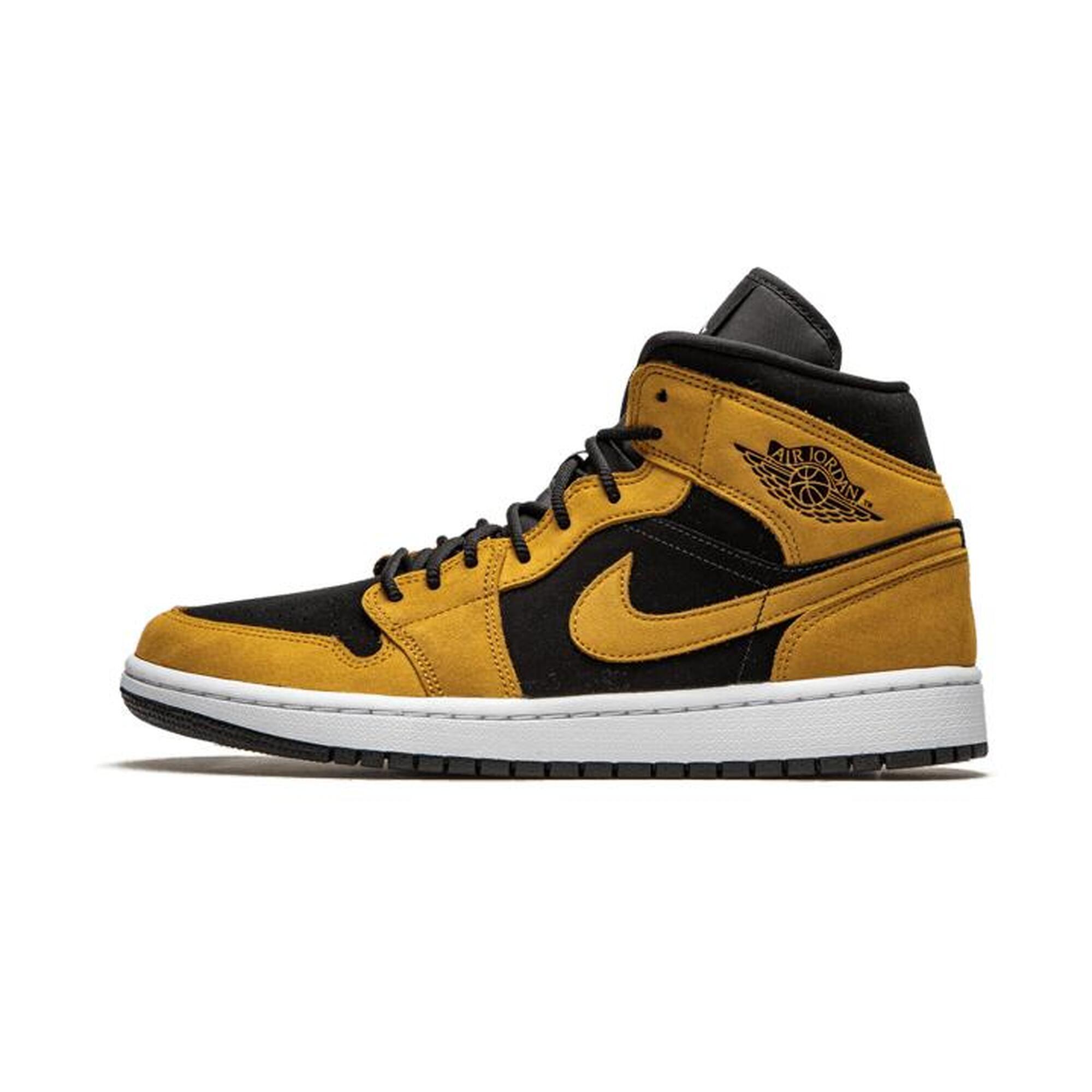 Jordan - Air Jordan 1 Mid Wheat - Chaussures De Sport - Jaune - Decathlon