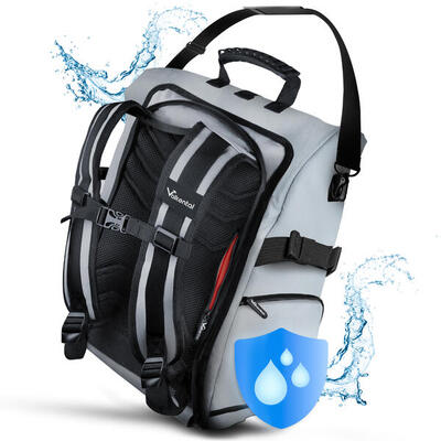 Borsa bici portapacchi con funzione zaino impermeabile 23 L - ValkPro