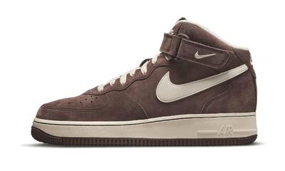 Sportschoenen air force 1 mid chocolate