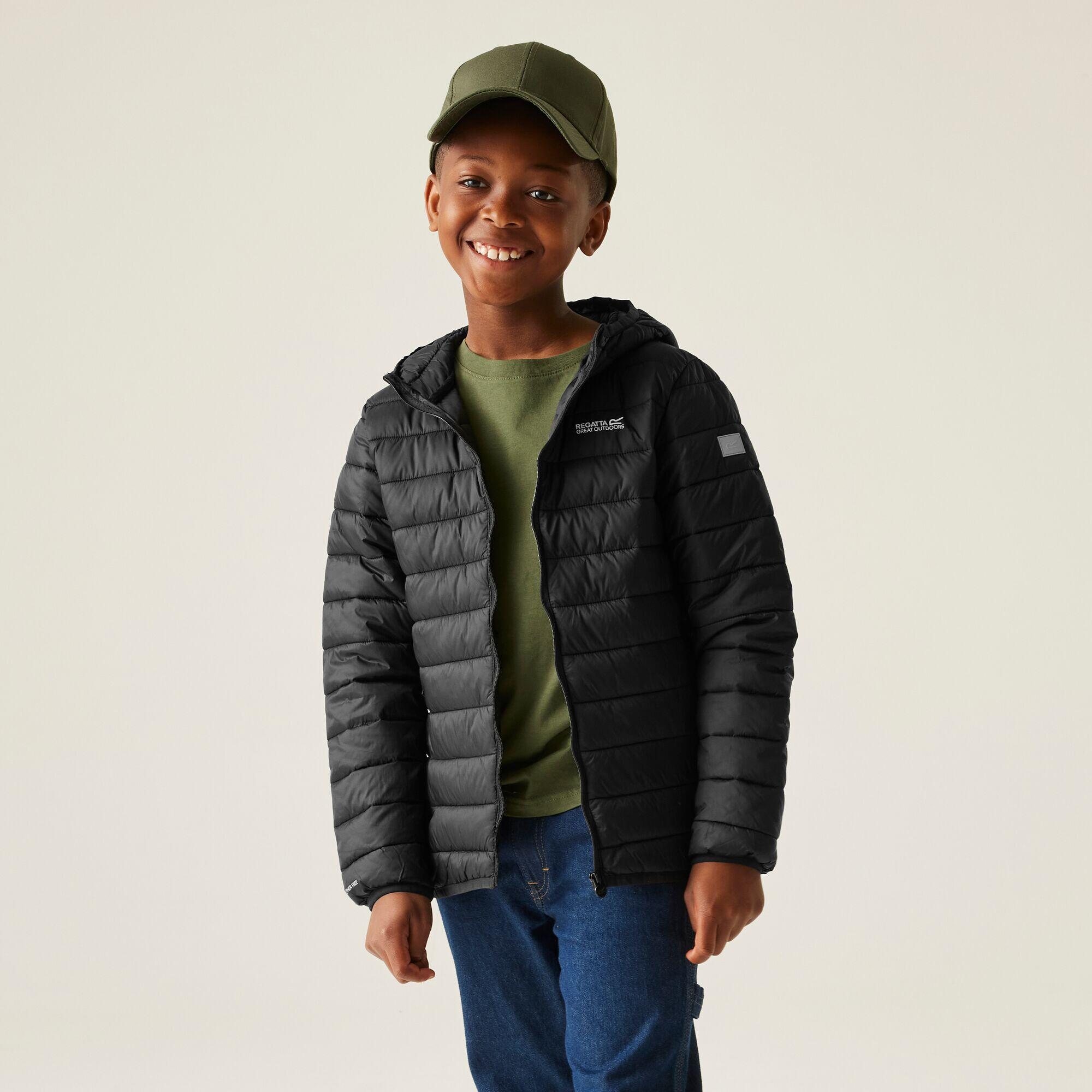 Marizion Kids Water Repellent Active Hooded Quilted Jacket Jacket