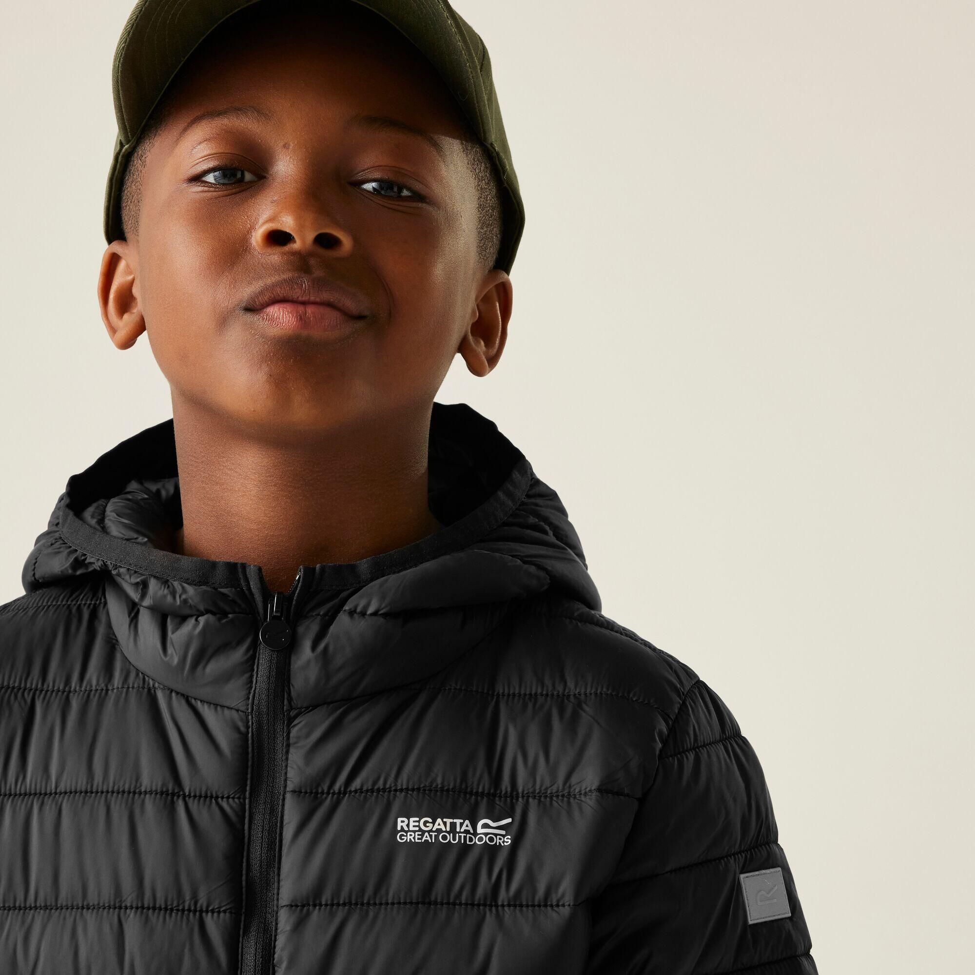 Marizion Kids Water Repellent Active Hooded Quilted Jacket Jacket 5/7