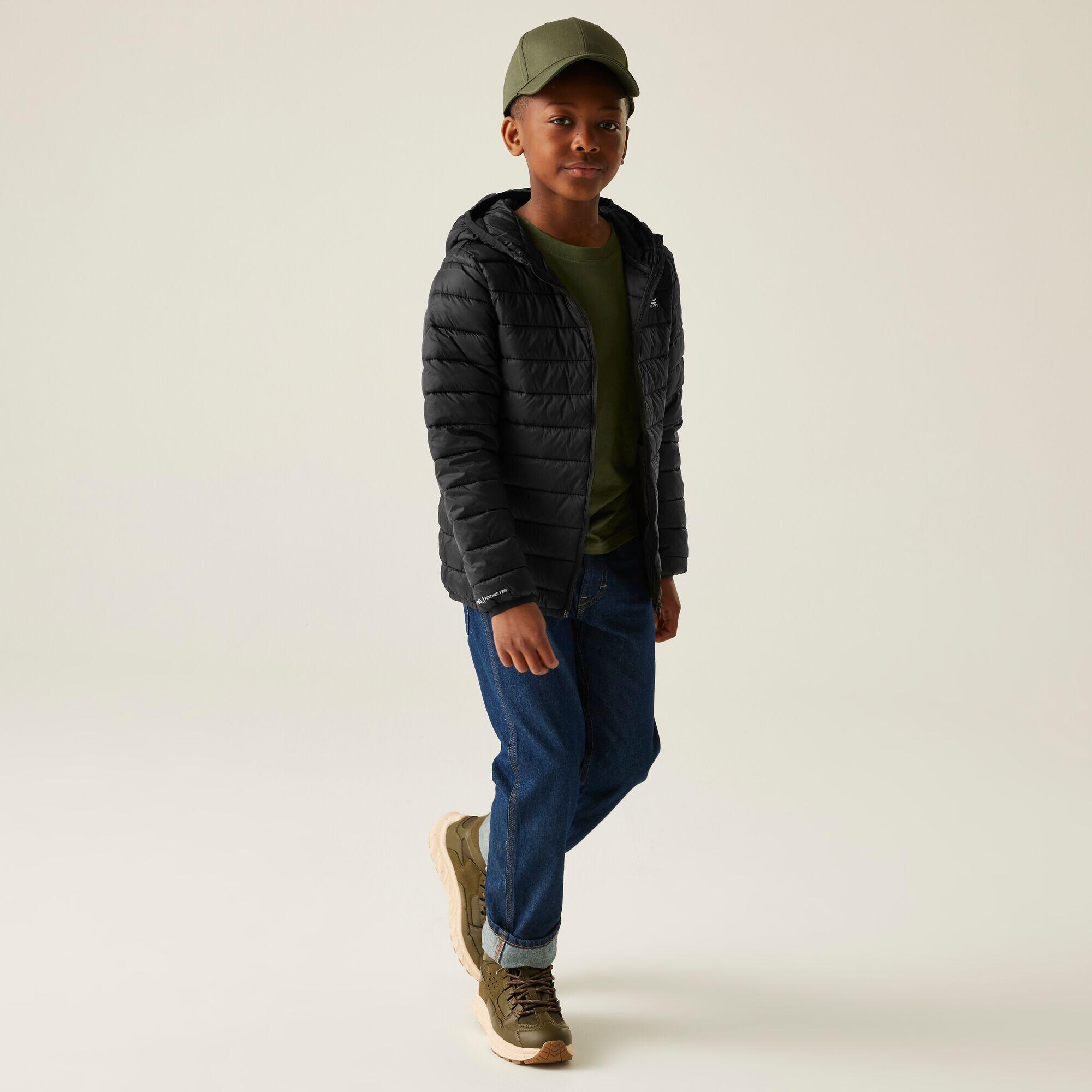 Marizion Kids Water Repellent Active Hooded Quilted Jacket Jacket 3/7