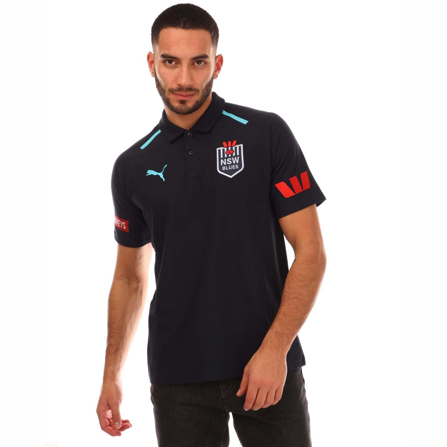 PUMA Mens NSW Blues Polo Shirt (Blue)