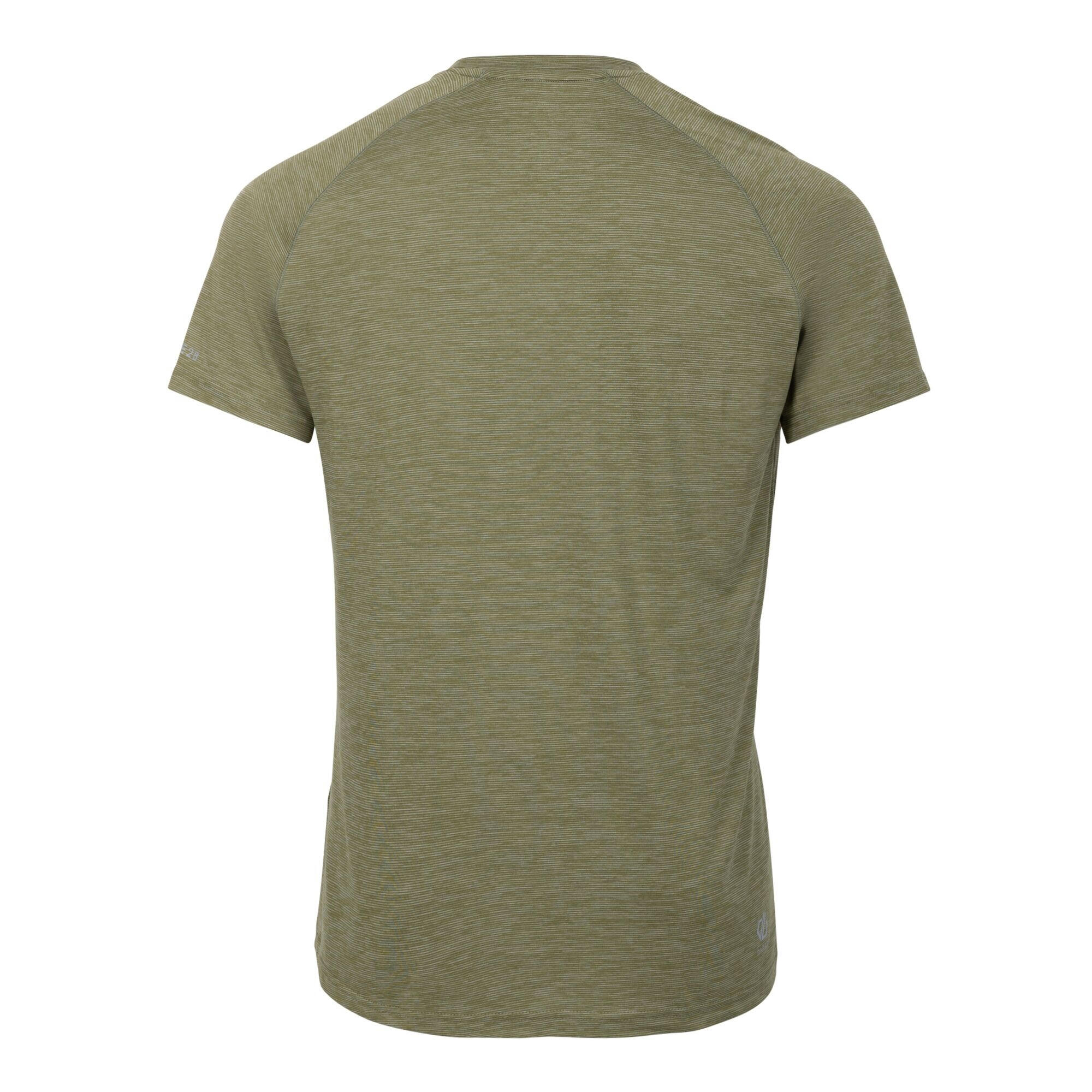 Tshirt Motif/style Chiné PERSIST Homme (Vert Olive Chiné) 2/4