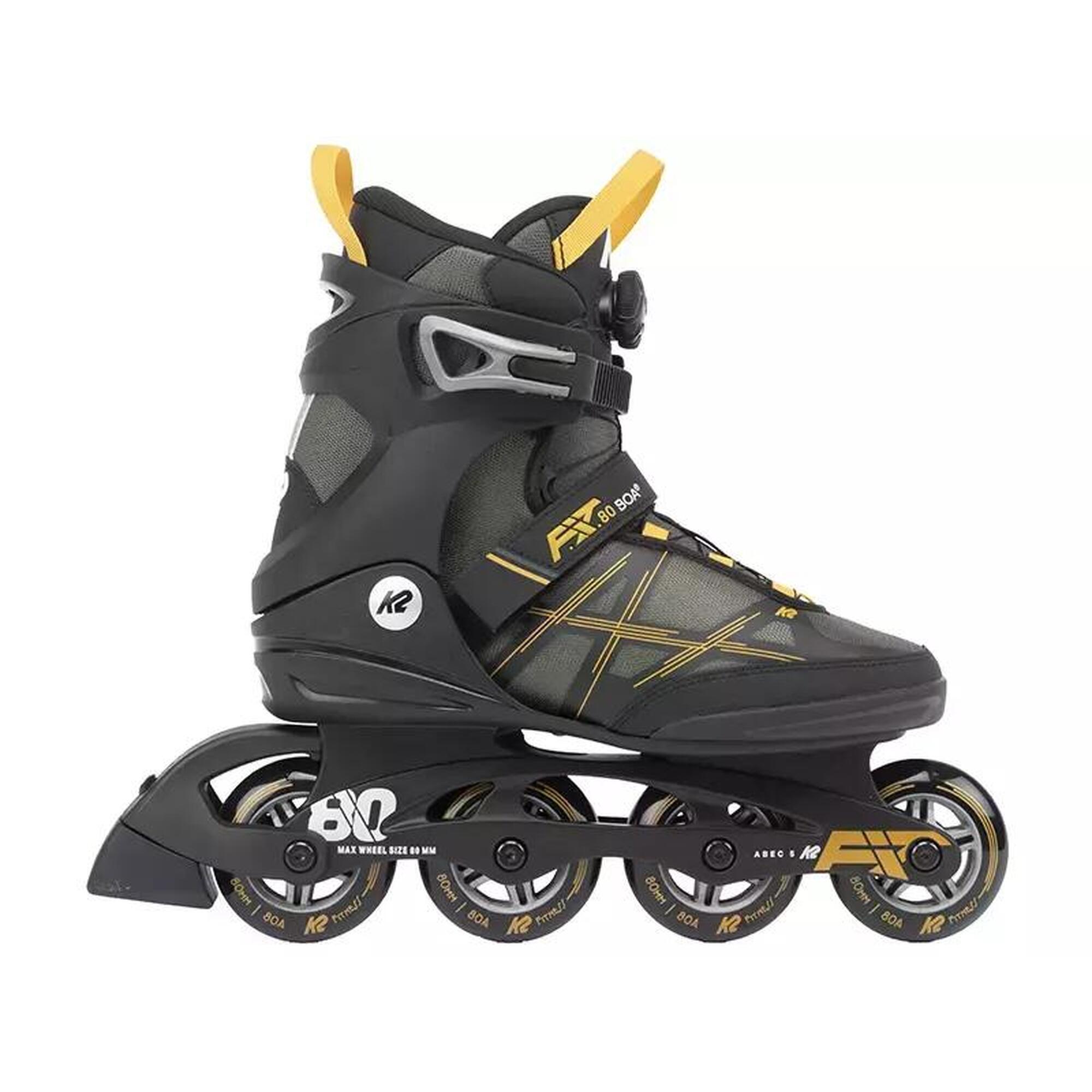 Patine cu linie pentru bărbați K2 F.I.T 80 Boa