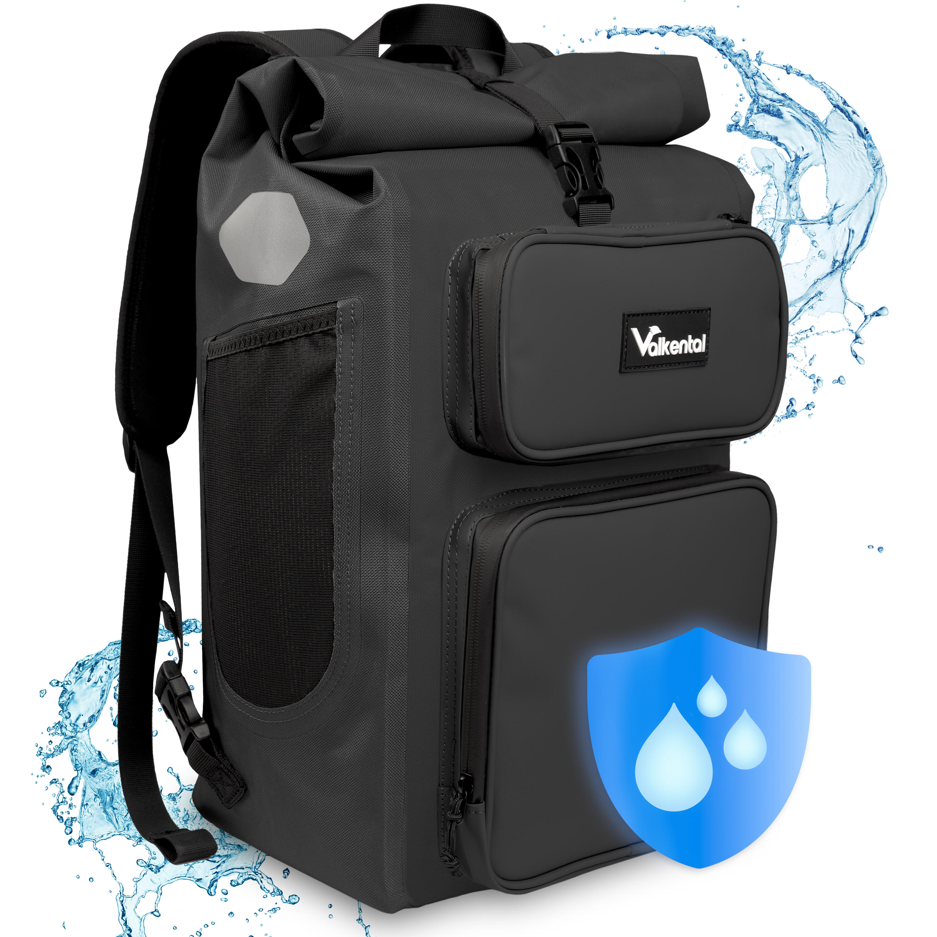 VALKENTAL Fahrradtasche 2in1 Fahrrad Gepäckträgertasche Rucksack wasserdicht 28 L - UrbanX