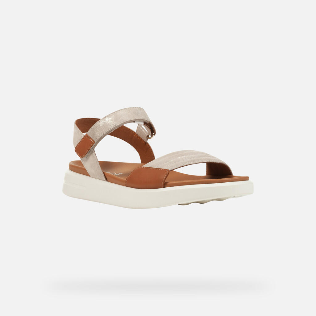 Sandales Femme XAND 2S WOMAN Beige/Tabac 3/7
