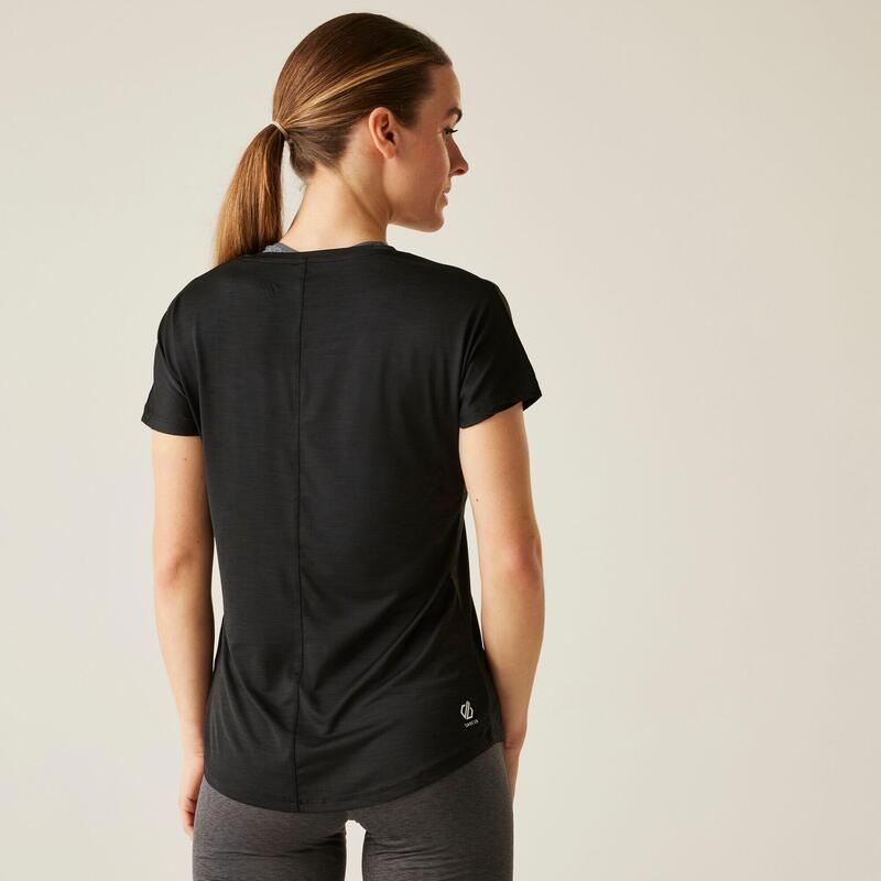 Wandershirt Vigilant Tee Freizeit Damen Black Ohne Atmungsaktiv DARE 2B
