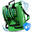 Sac a dos velo pour Sacoche velo porte‑bagage bikepacking, 23L etanche