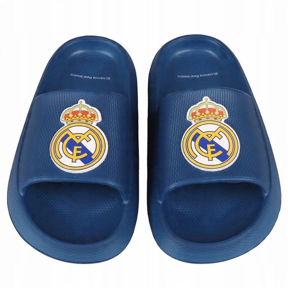 Real Madryt klapki Beach Pool Flip Flops Blue Eva granatowe 4/5