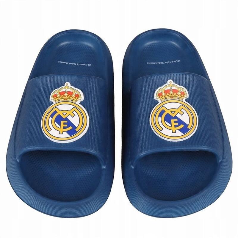 Real Madryt klapki Beach Pool Flip Flops Blue Eva granatowe