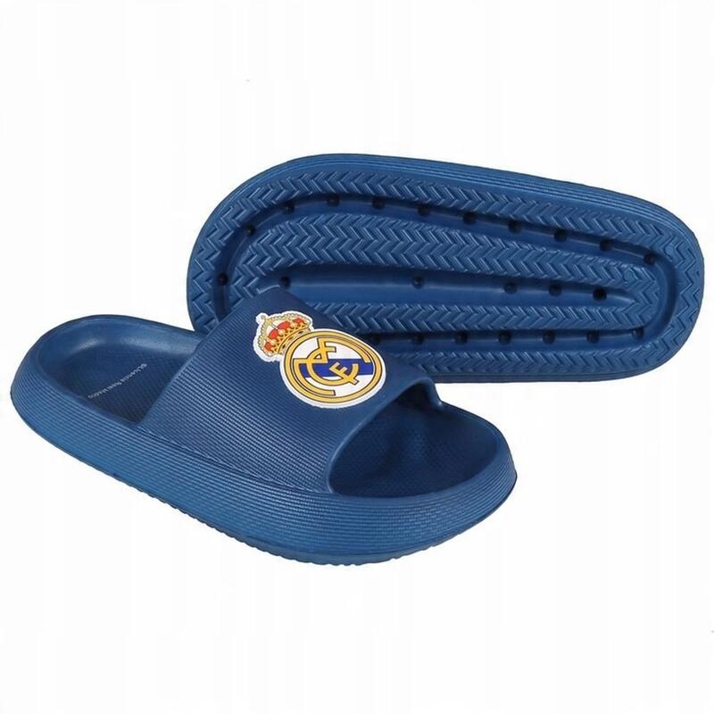 Real Madryt klapki Beach Pool Flip Flops Blue Eva granatowe