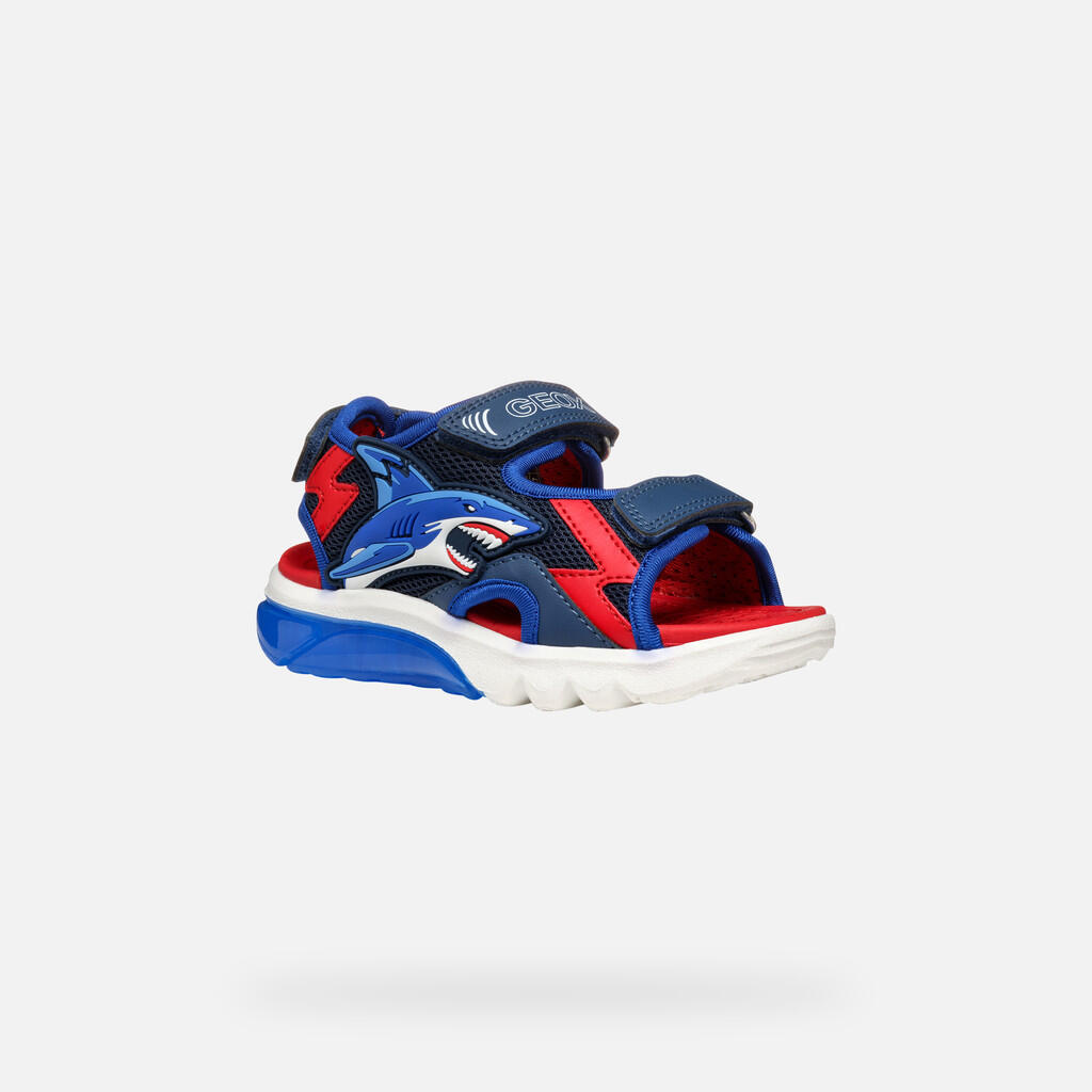 Sandały GEOX J SANDAL CIBERDRON B Niebieski 4/7