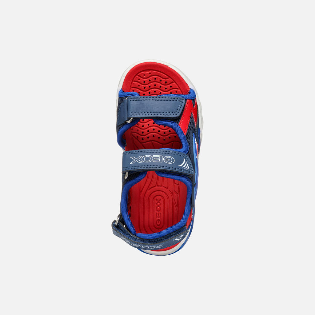 Sandały GEOX J SANDAL CIBERDRON B Niebieski 7/7