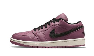 Sportschoenen air jordan 1 low mulberry