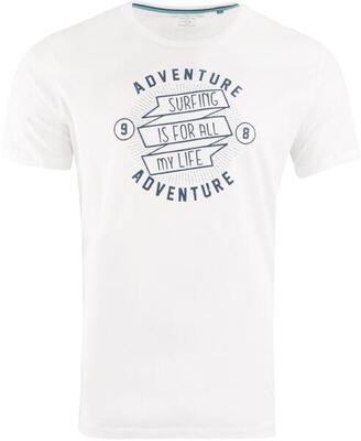 Wit heren t-shirt van katoen midori - maat l