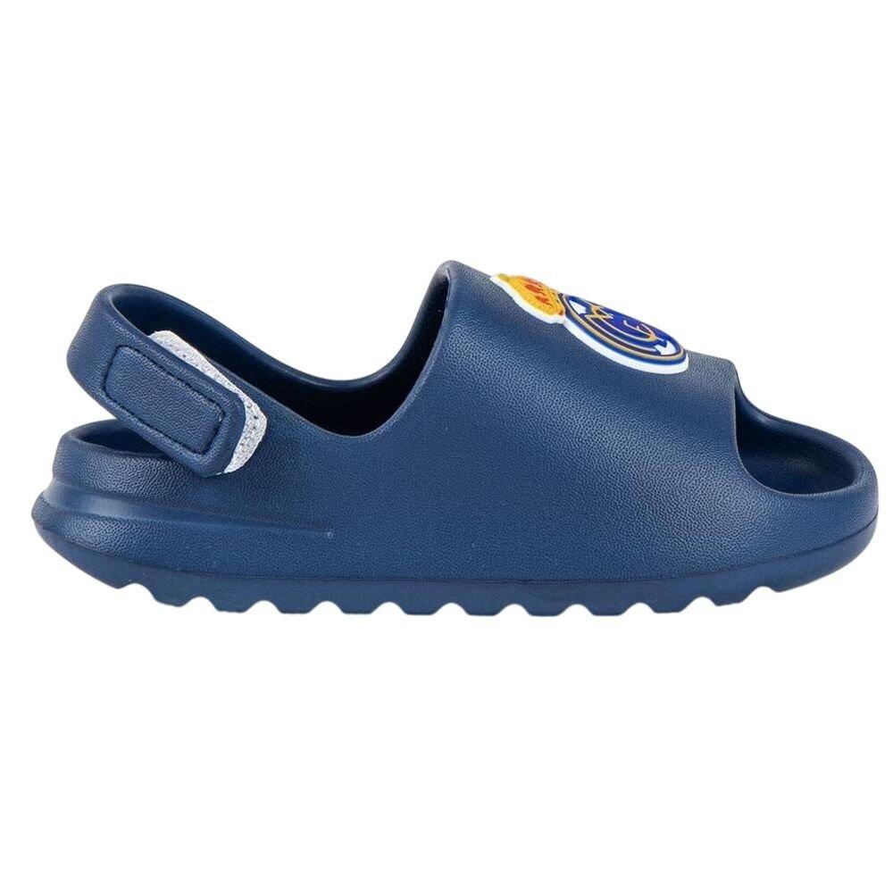 Real Madryt klapki sandały na rzep beach pool flip flops granatowe 2/4