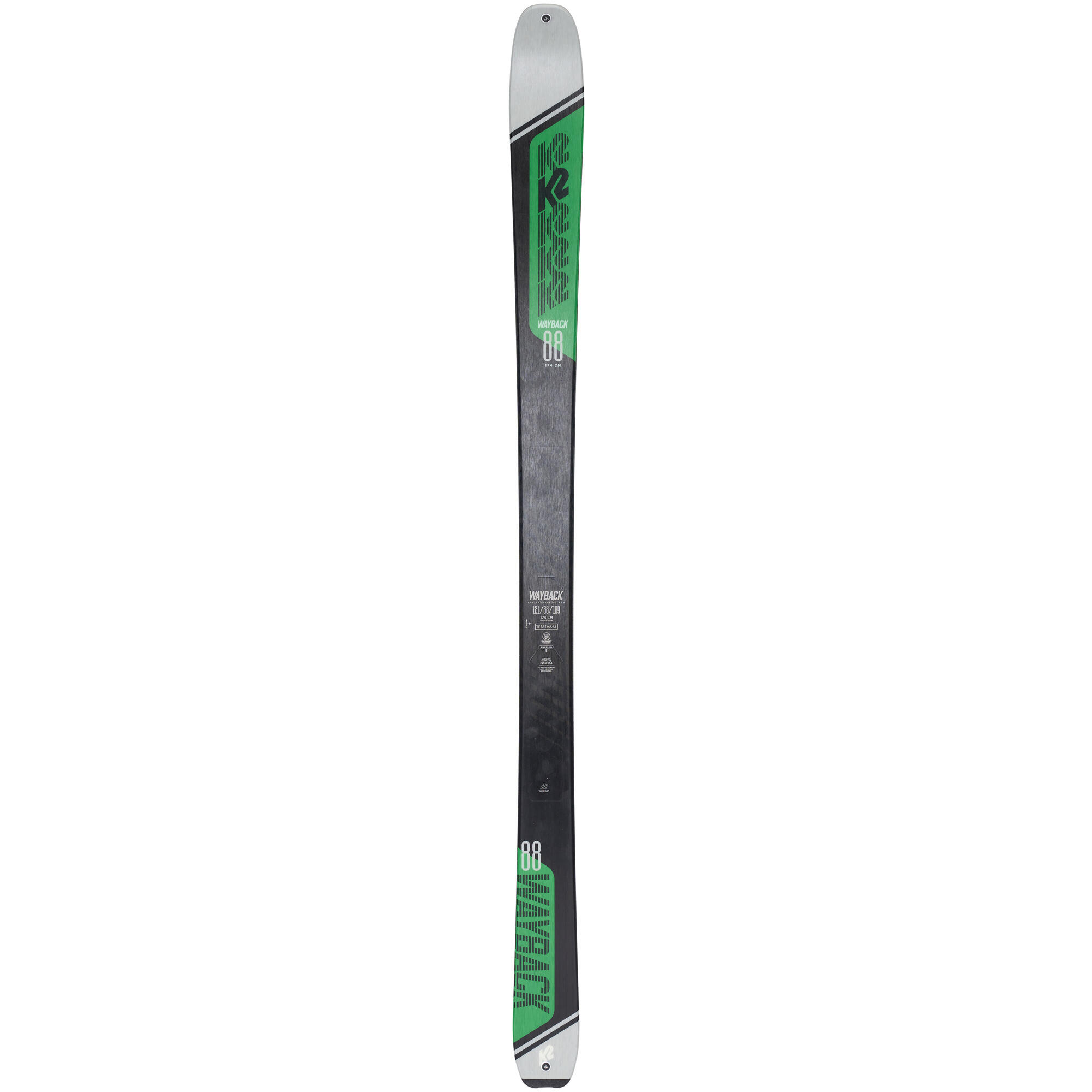 K2 Skis de turismo de Ski K2 Wayback 88