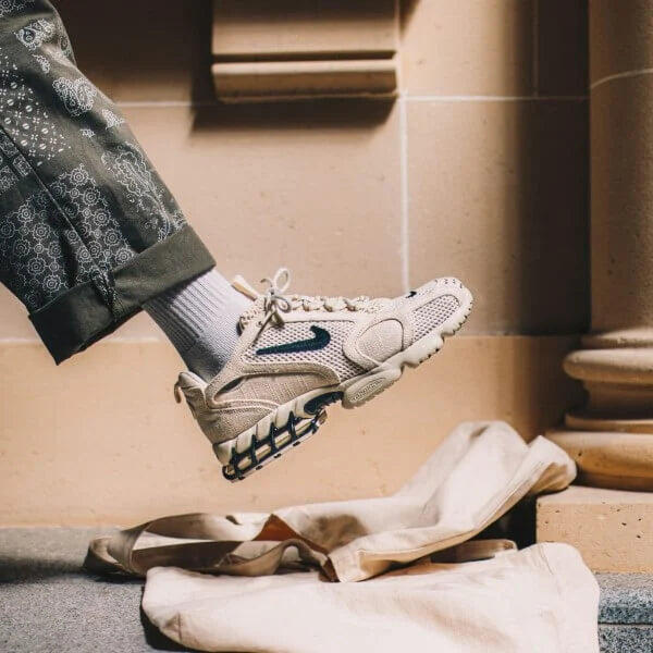 Air Zoom Spiridon Cage 2 Stussy Fossil 3/4
