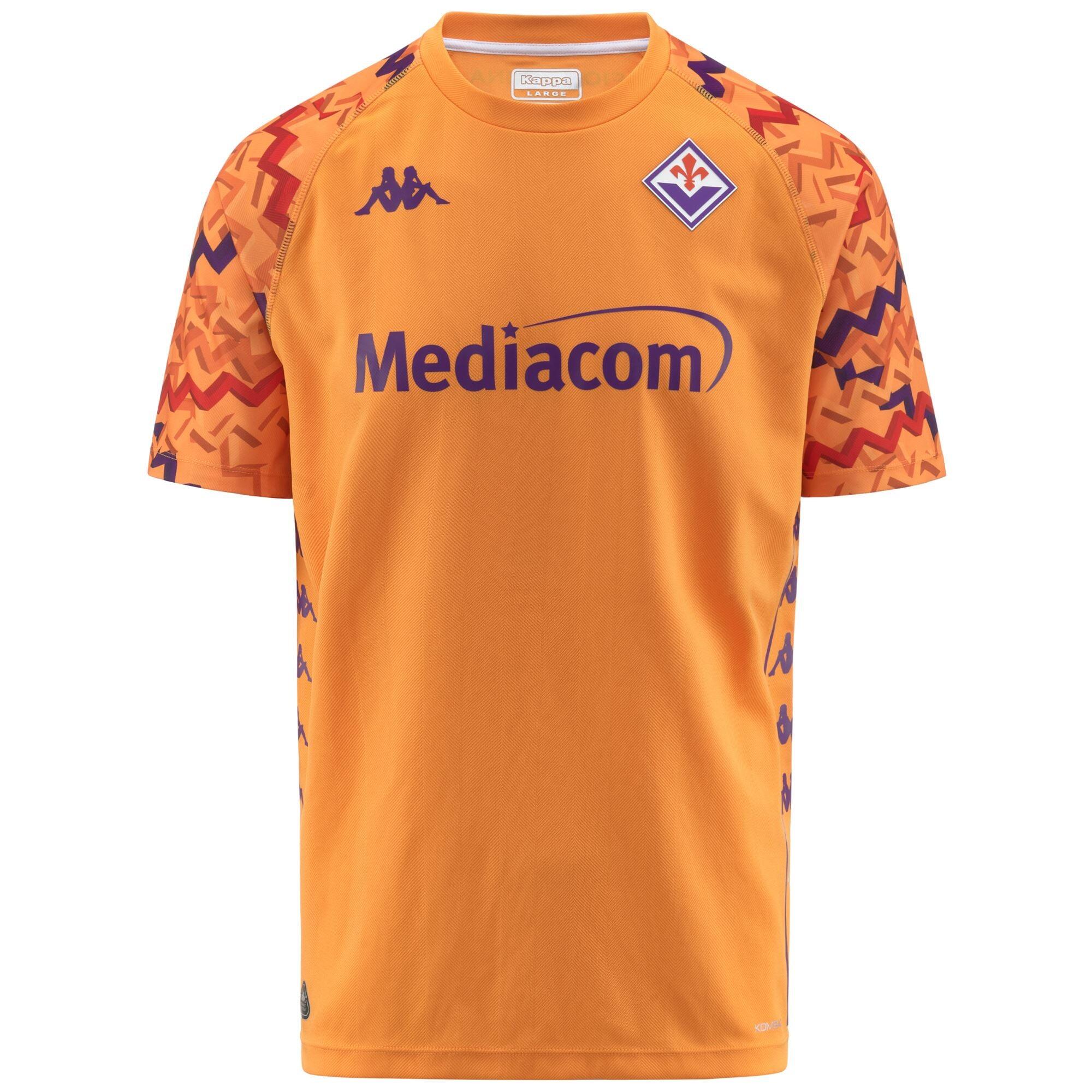 T-Shirt ACF Fiorentina da Bambino in Poliestere riciclato Arancione 4/7