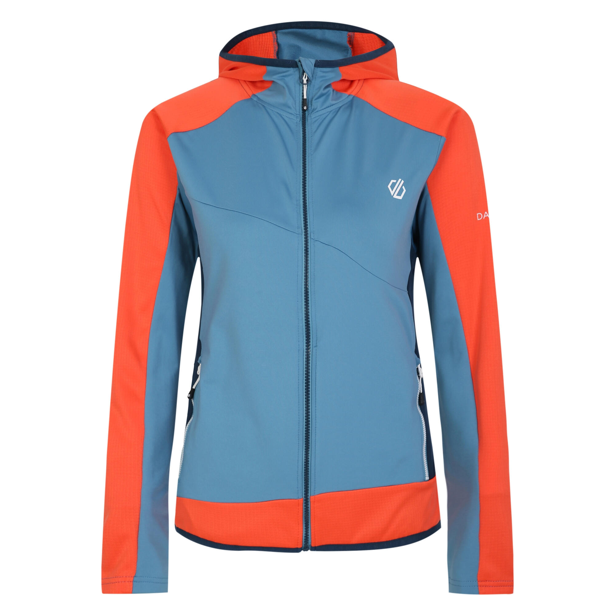 Dare 2b - Haut De Sport Traversing Femme (bleu Pâle / Mandarine) - Veste - Bleu|orange - Decathlon