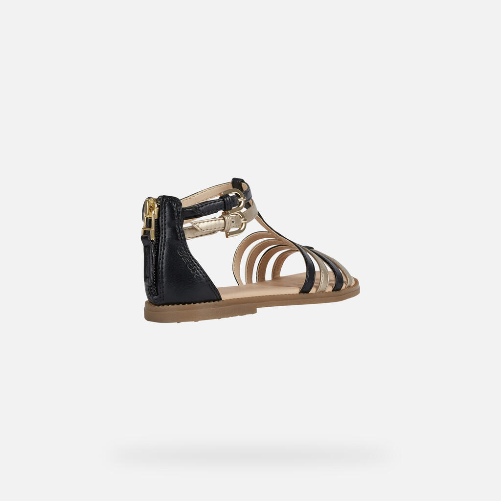Sandales Fille SANDAL KARLY GIRL Noir/Platine 5/7