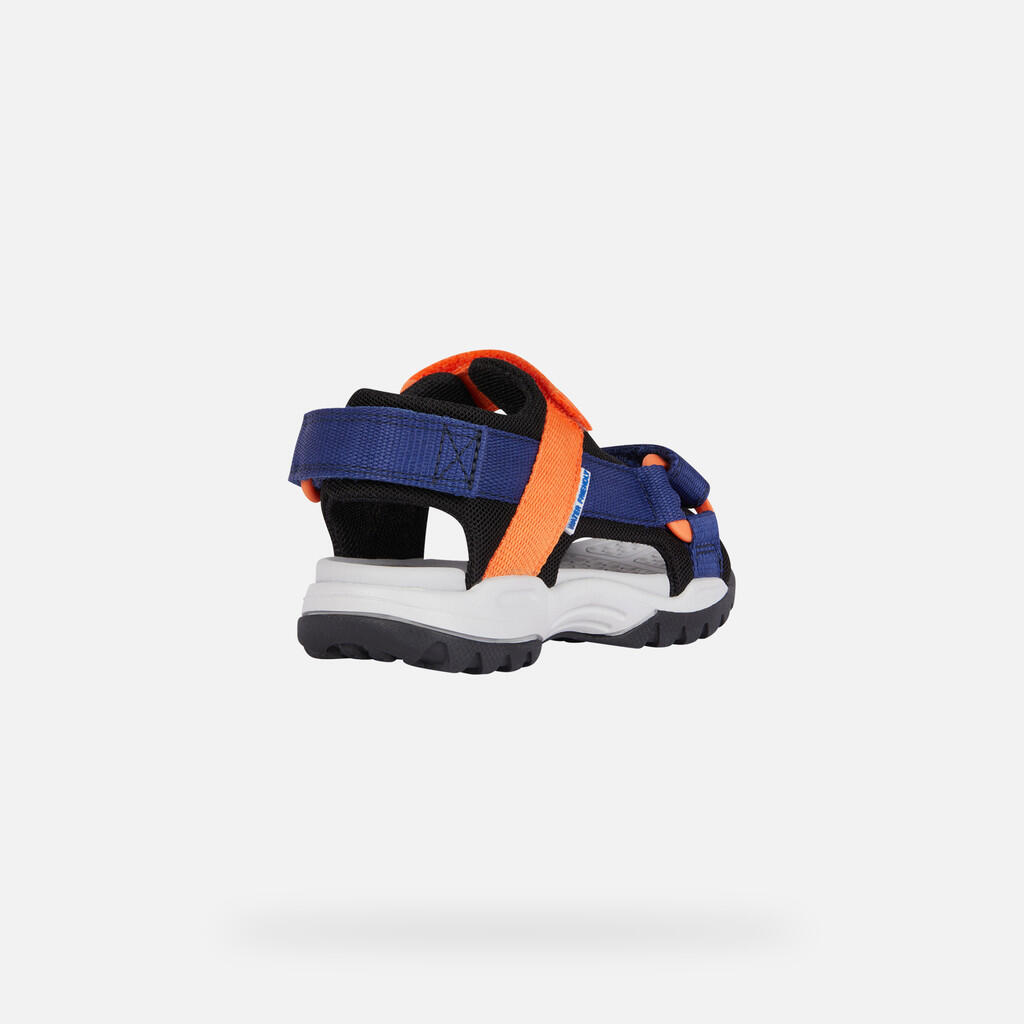 Sandales Garçon BOREALIS BOY Bleu Marine/Orange 5/7
