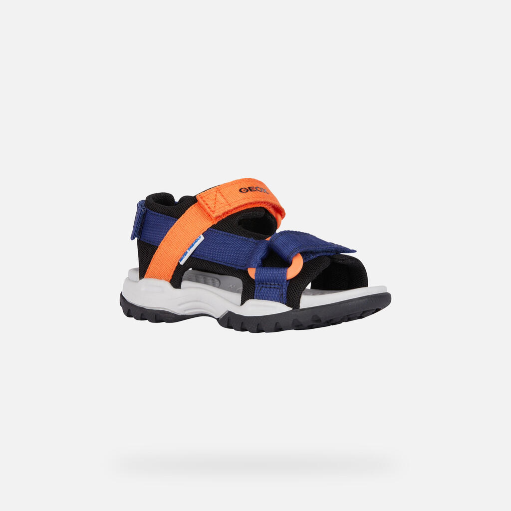 Sandales Garçon BOREALIS BOY Bleu Marine/Orange 3/7
