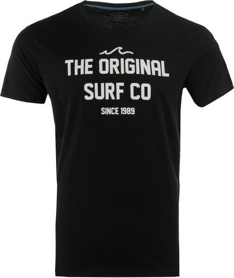 Schwarzes Baltazar Herren T-Shirt - Baumwolle und Slim Fit