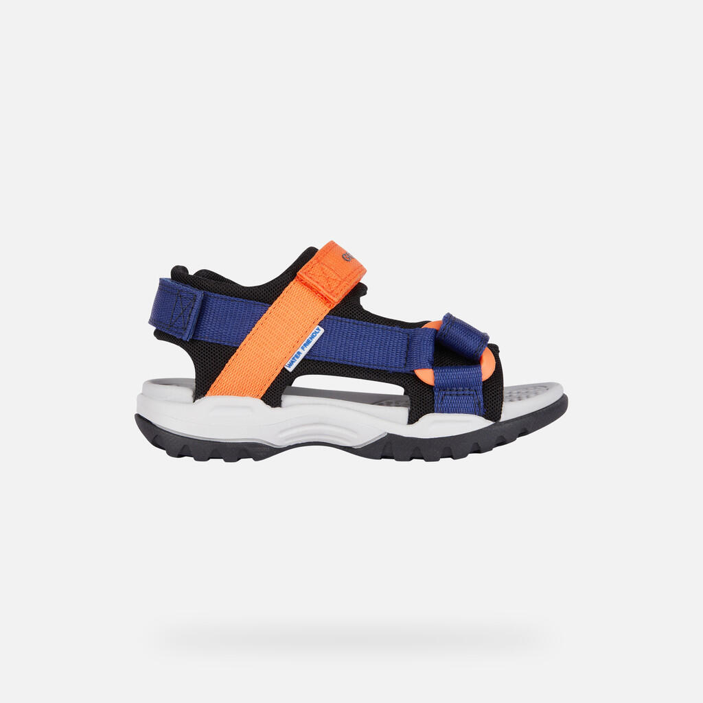 Sandales Garçon BOREALIS BOY Bleu Marine/Orange 2/7