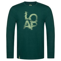 T-shirt homme Loap Altron vert 2XL, 98% coton/2% élasthanne