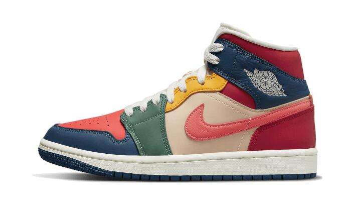Air Jordan 1 Mid SE Multi-color 1/3