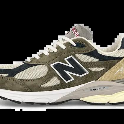 Running - Shoes - 990 v3 Made In USA - Green/Cream