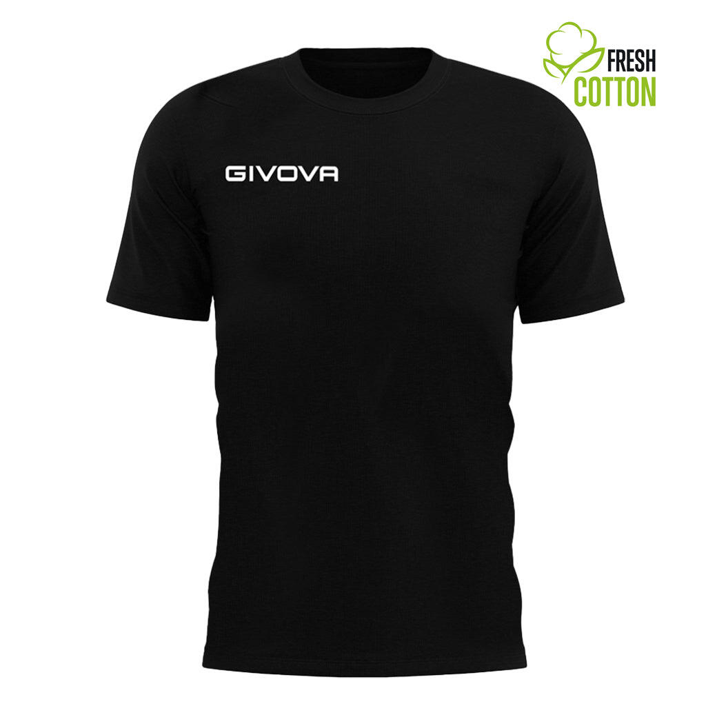 GIVOVA Camiseta de Algodão Preta Givova M - Conforto e Estilo