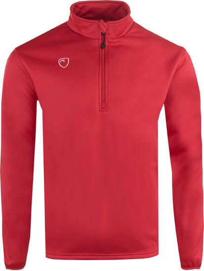 Glemo Playerlayer Herren 1/4-Zip Midlayer Scarlet Red L