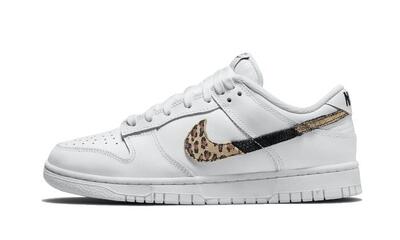Sportschoenen dunk low animal print white