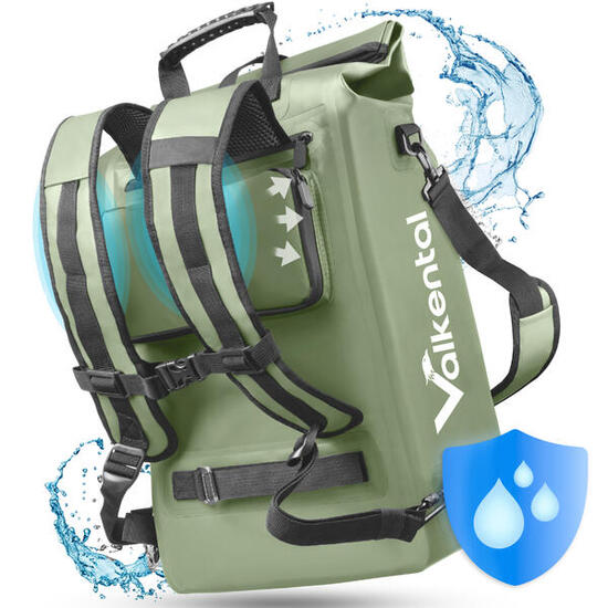 Fahrradtasche 3in1 Wasserdichte Gepäckträgertasche & Rucksack 18L - ValkOne