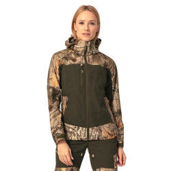 Veste de chasse femme Tagart Iron 2 3DX avec membrane et camouflage