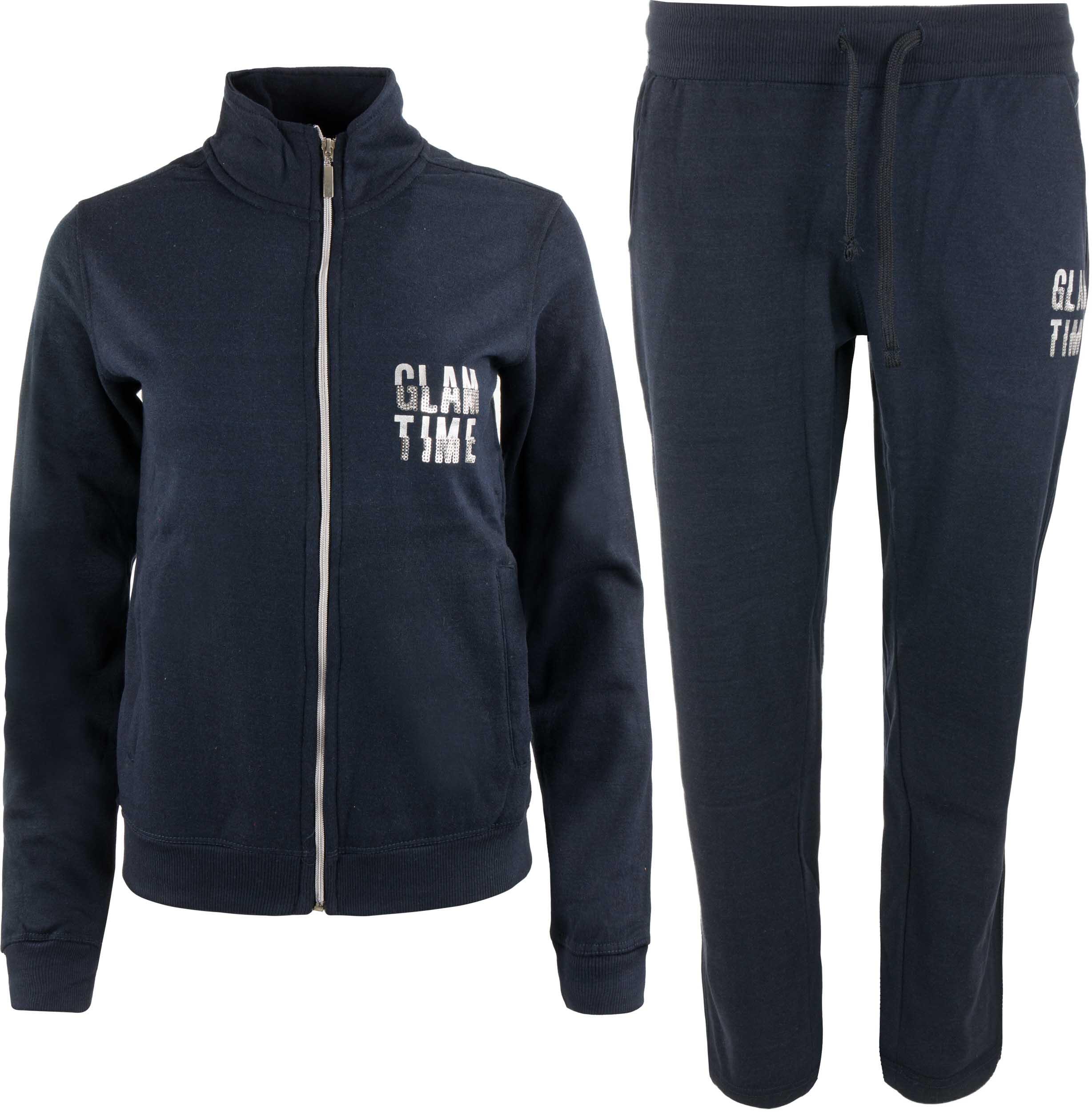 PUMA Conjunto desportivo feminino Silvy Night Blue L - Confortável e flexível