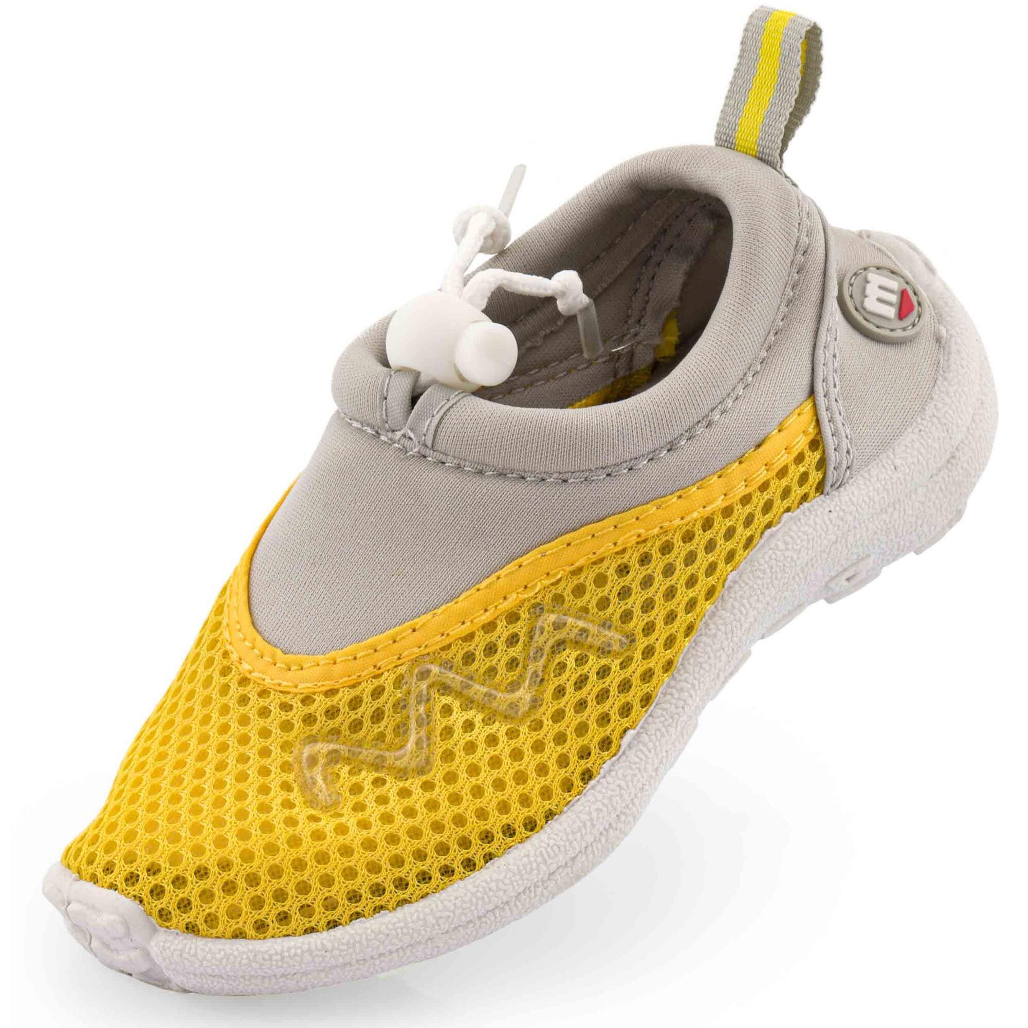 Mares - Chaussures D'Eau Pour Enfants Merries Jr Geel 29 - Sécurisées Et Confortables - Baskets - Gris|jaune - 29 Cm - Decathlon