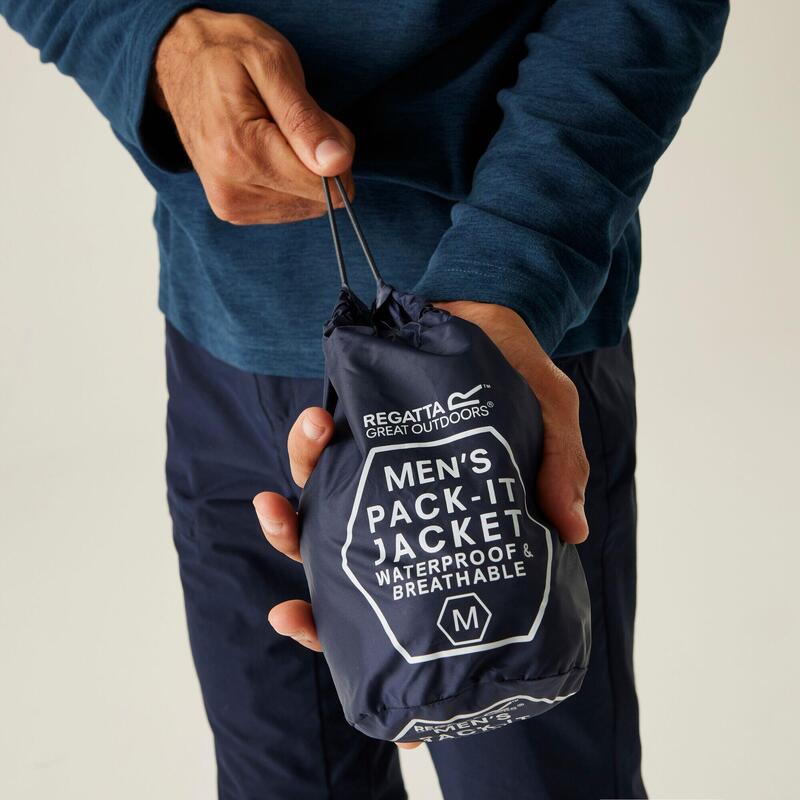 Packjacke Pack-It Jacket III Wandern/Outdoor/Trekking Herren Navy Wasserdicht