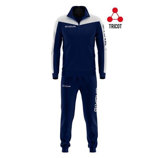 TUTA complete uomo ( acetato-poliestere) givova azzurro/blu