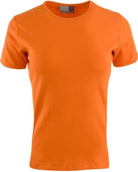 Damen T-Shirt Promodoro Interlock Orange 2XL aus Baumwolle